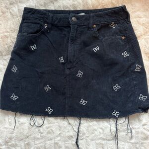 PacSun Black Embellished Mini Skirt